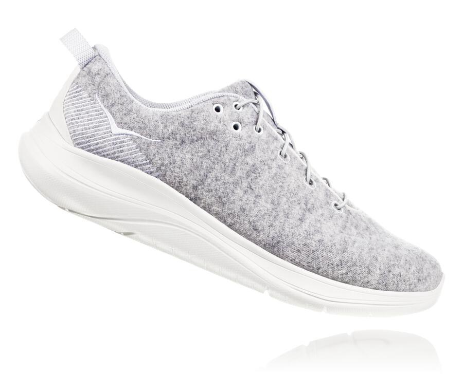 Tenis Hoka One One Mujer Grises - Hupana Flow Wool - HIFX75928